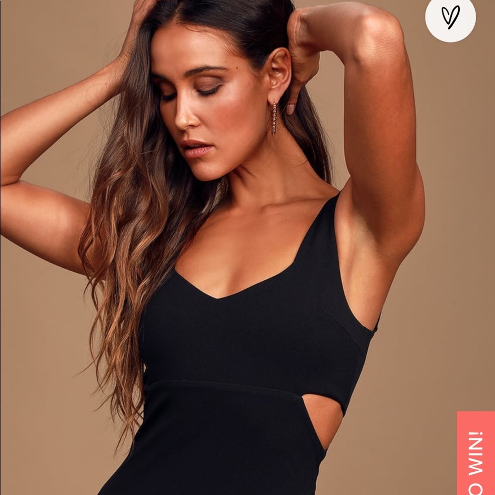 Black Cutout Dress *Captivate my Soul* Lulu’s